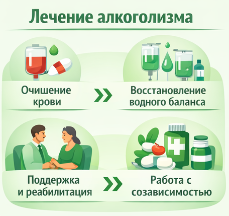 лечение алкоголизма в Якутске этапы